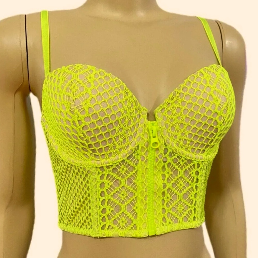 Victoria Secret very sexy neon green corset 🔥🎅🎄